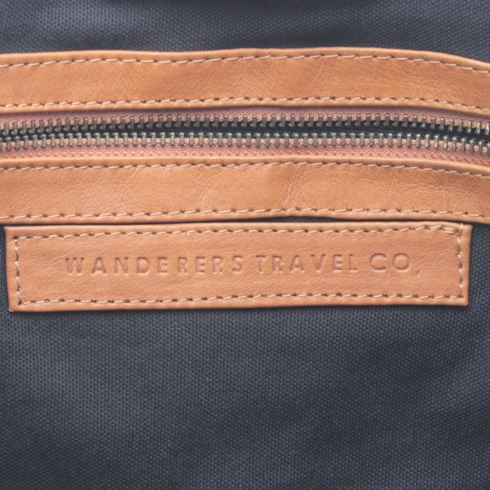 Wanderers Travel Co Madrid Handbag - Large Size Tan Leather - Picture 5 of 12